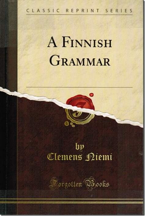 A Finnish Grammar by Clemens Niemi